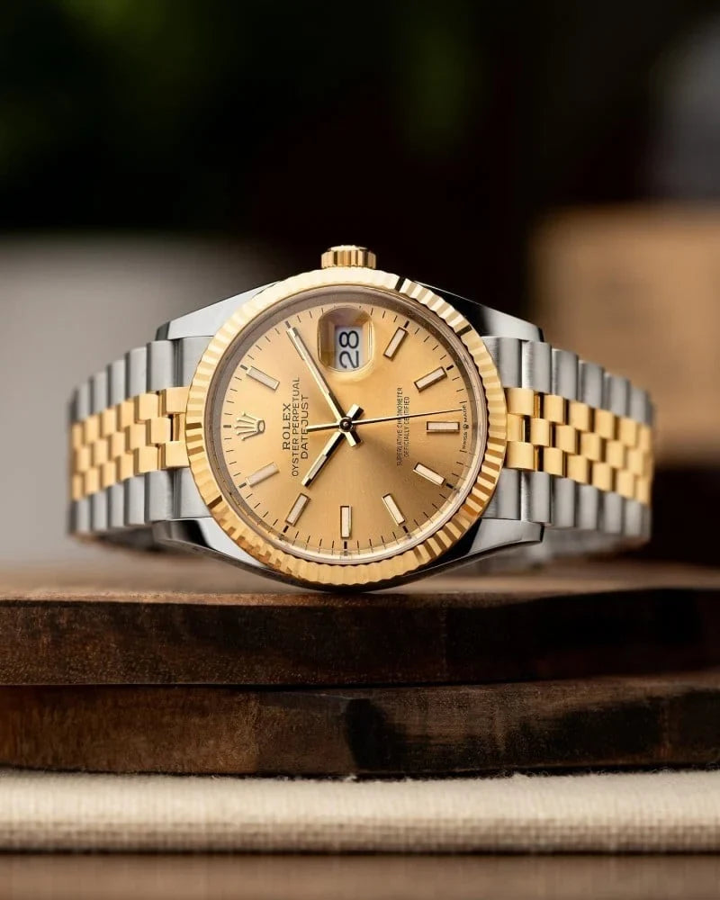 Rolex Datejust Gold Dial