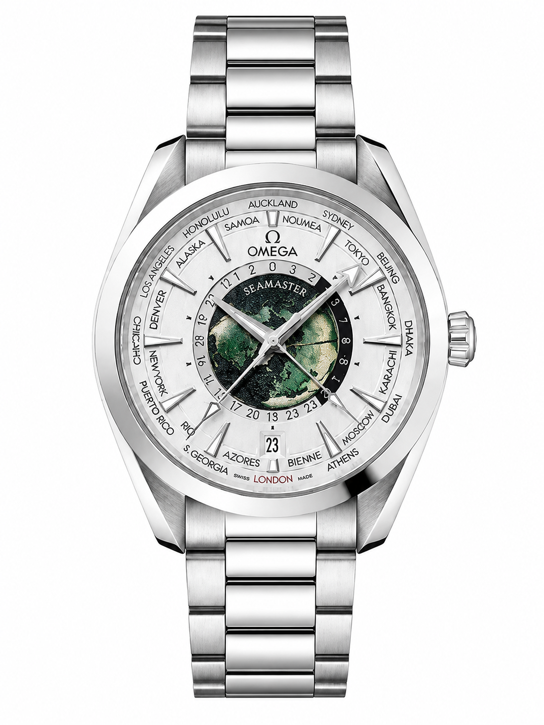 OMEGA Seamaster Aqua Terra Worldtimer – White Dial Men