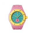 Swatch x AP Royal Pop Collection Tempomat Pink Conversion Kit Case & Strap
