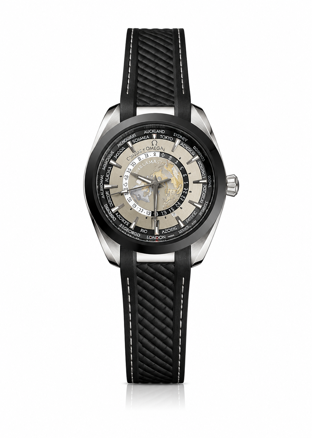 Omega - Seamaster - Aqua Terra - Worldtimer - Black