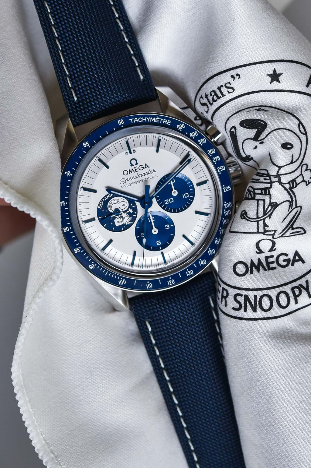The Omega Speedmaster “Silver Snoopy Award” 50th Anniversary