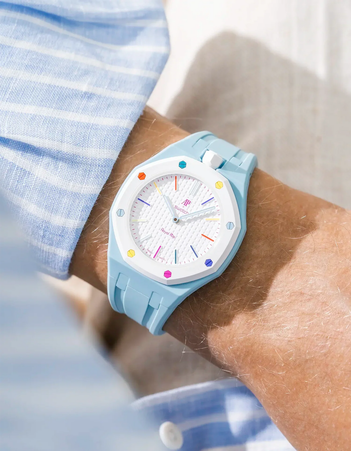 AP x Swatch Royal Pop Huit Blanc