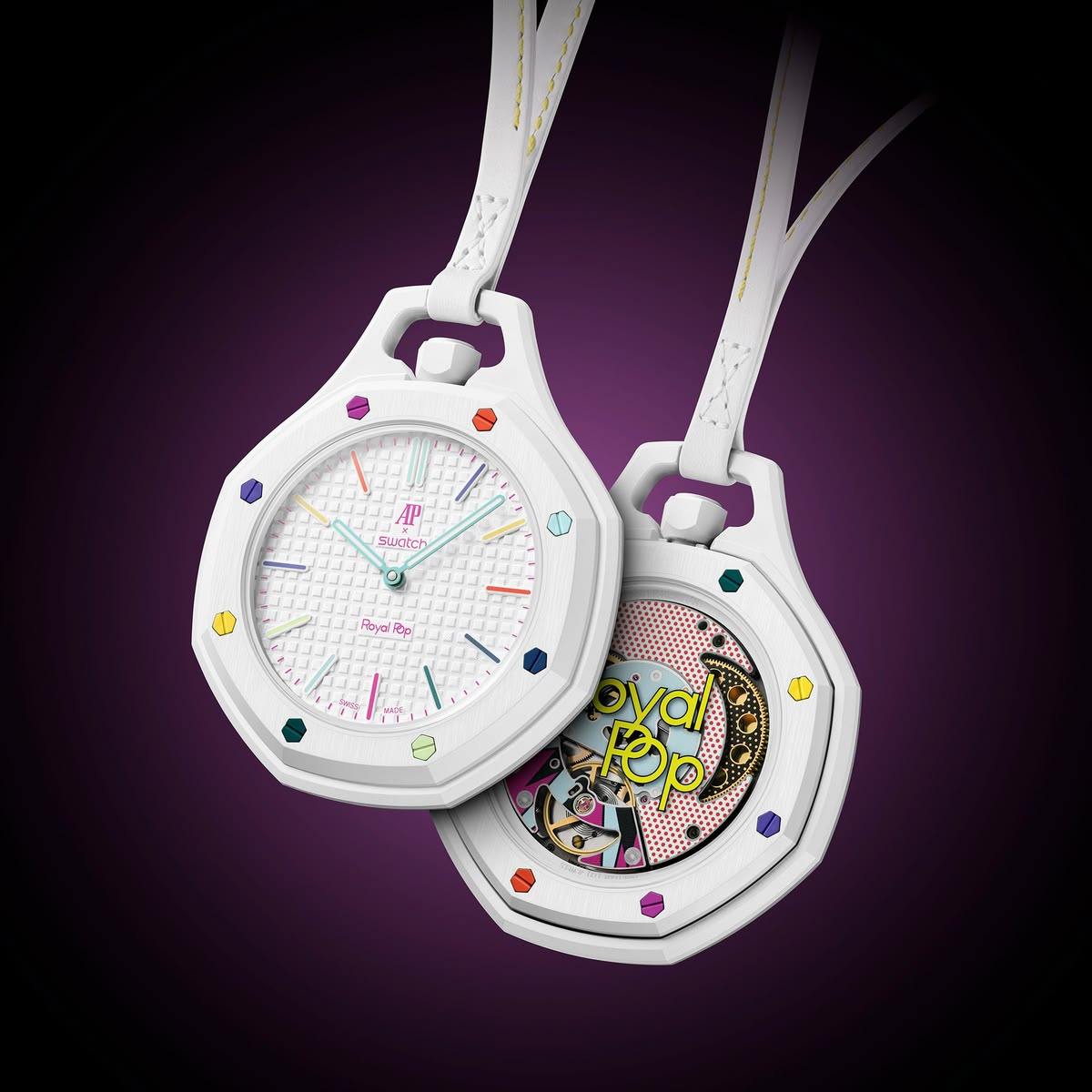AP x Swatch Royal Pop Huit Blanc